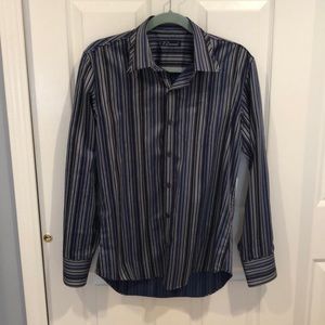 Men’s striped button down